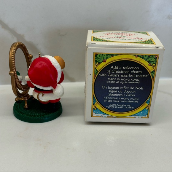 1983 Melvin M Merrymouse Keepsake Avon Vintage Christmas Ornament with box - Picture 3 of 5